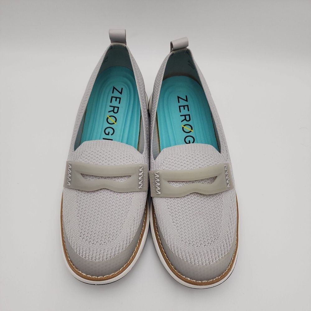 Cole Haan 4.Zerogrand Women's 9B Loafer Slip On W21320 Cool Grey Stitchlite NWOB